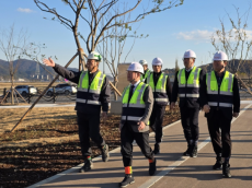 HDC현대산업개발,    동절기 안전 강화를 위한 경영진 현장 점검