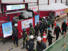 이랜드건설, 혹한기 현장서 근로자 소통 환경안전강화