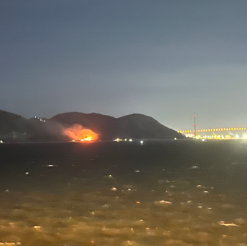 전남 여수 산불 진화 완료