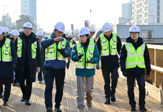  최호정 의장, 국회대로 지하차도 건설 현장 찾아 지반침하 점검