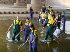 HDC그룹, 창립 50주년···서울 노원구 중랑천 일대 하천정화 캠페인