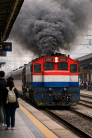 보이지 않는 독성, 디젤 열차 매연... 건강 영향은?