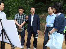 이승환 한강청장, 고양 개발제한구역 자연환경복원 현장점검…“생태축 회복·안전 환경철저” 당부