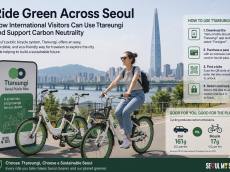 [News for Tourists Visiting Korea] Ride Green Across Seoul: How International Visitors Can Use Ttareungi and Support Carbon Neutrality