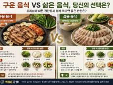 [시민 건강 리포트] 구운 음식 vs 삶은 음식, 당신의 선택은? … 내 몸을 좌우하는 '불의 온도'와 건강한 한 접시