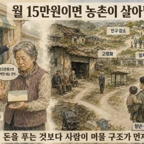 농어촌 기본소득 시범사업, 7개 군 28일부터 첫 지급 ... 농촌 구조적 문제 해결을 위한 장기대책  필요