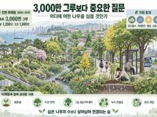 3,000만 그루보다 중요한 질문, 어디에 어떤 나무를 심을 것인가