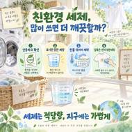 친환경 세제도 많이 쓰면 오염 … ‘한 컵 가득’보다 계량이 먼저다