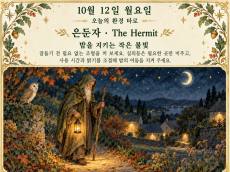 10월 12일 월요일, 오늘의 환경 타로 ‘은둔자(The Hermit)’